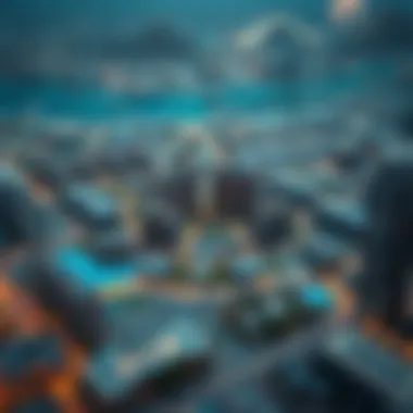 Location Map of Dubai Residence Complex Map highlighting the location of Dubai residence complex